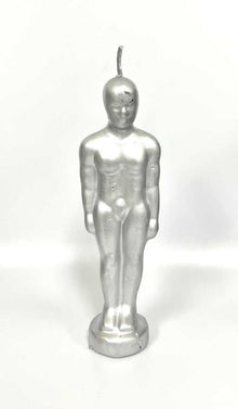  Male Figure Candle (Silver)