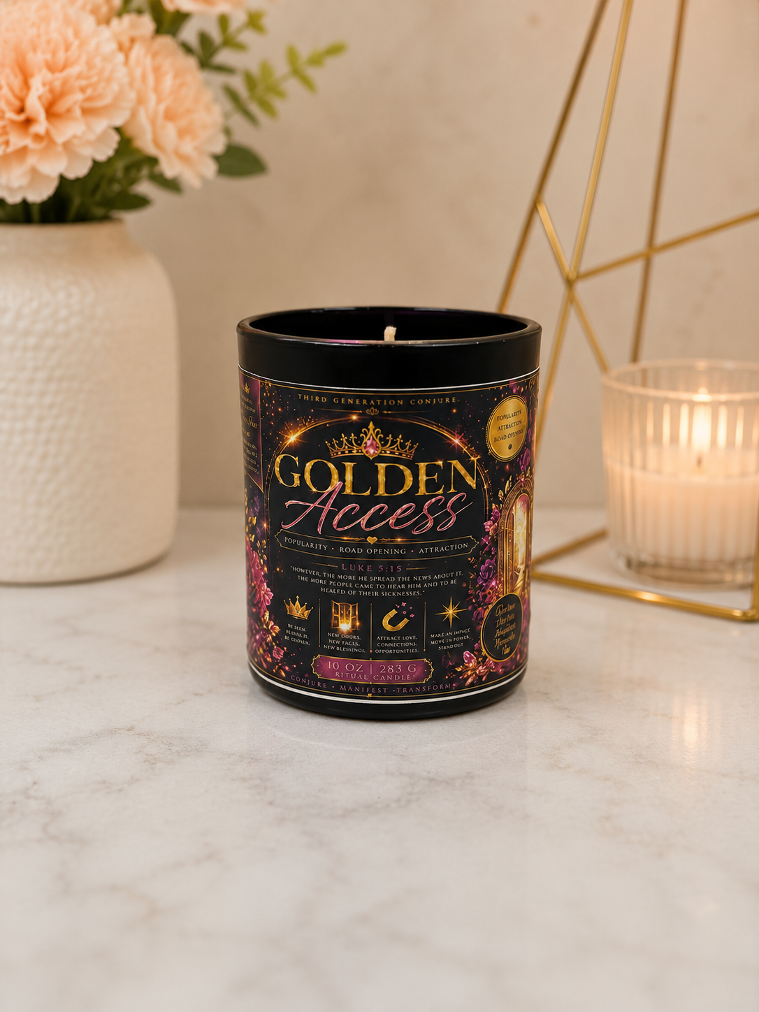 Golden Access Candle