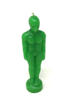  Male Figure Candle (Green)