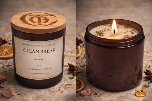 Clean Break: Remove- Black Walnut Candle