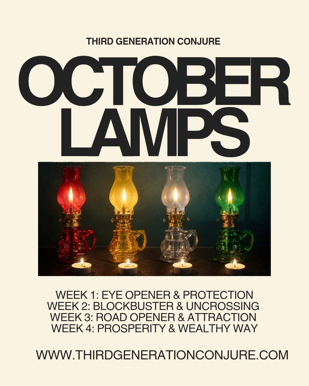 Weekly Lamp Lights