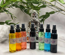 Chakra mists by third generation conjure help you to align all of your chakras. This is used to balance the chakras and open the third eye.